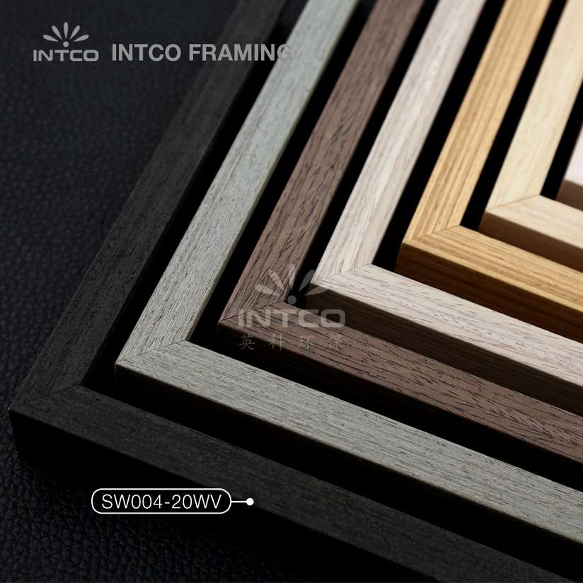 SW004 series wood picture frame mouldings