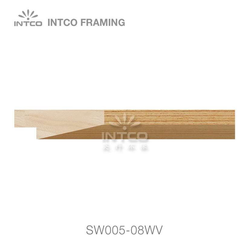 SW005-08WV wood picture frame moulding swatch sample