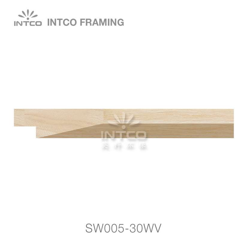 SW005-30WV wood picture frame moulding swatch sample