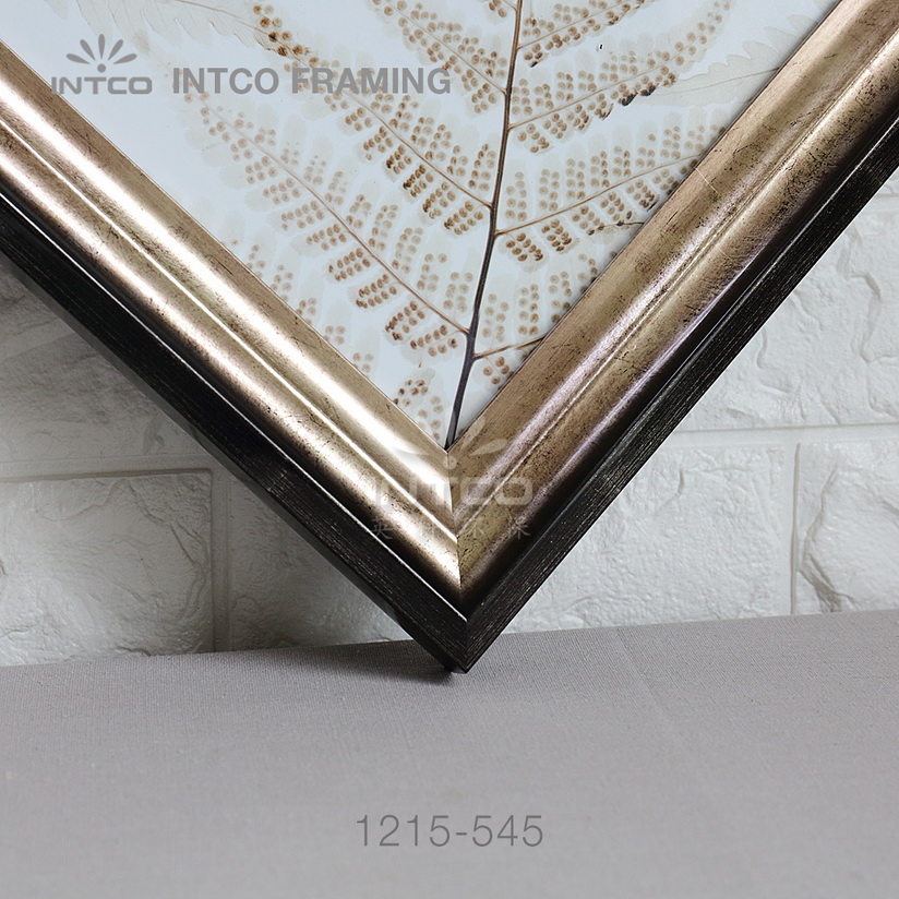 INTCO 1215-545 silver mirror frame moulding