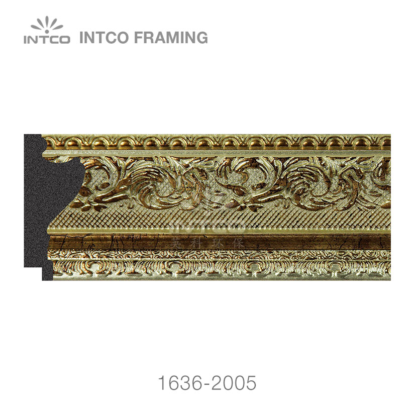 INTCO 1636-2005 gold art frame moulding for sale