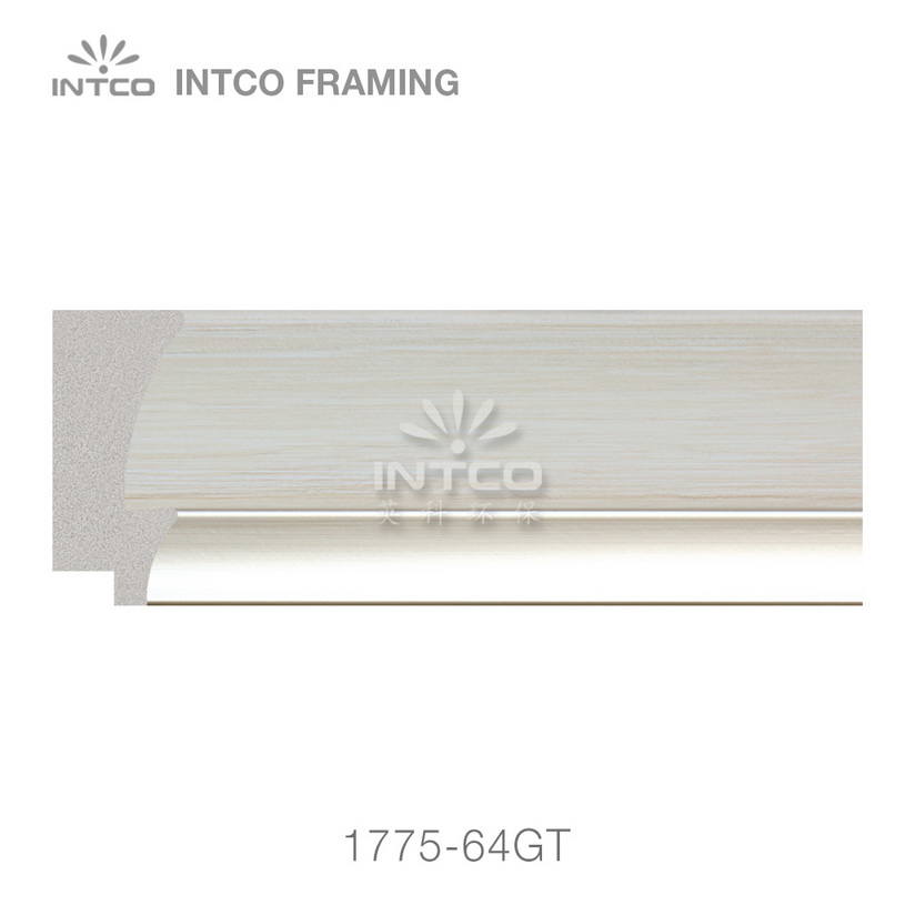 INTCO 1775-64GT white wedding photo frame moulding for sale