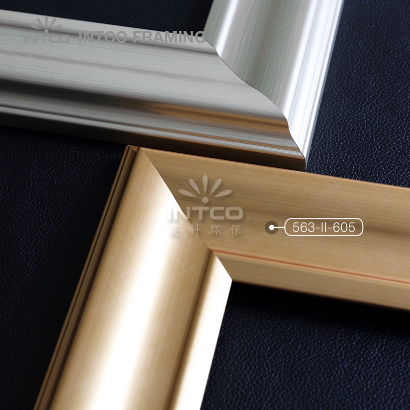 Modern gold picture frame moulding