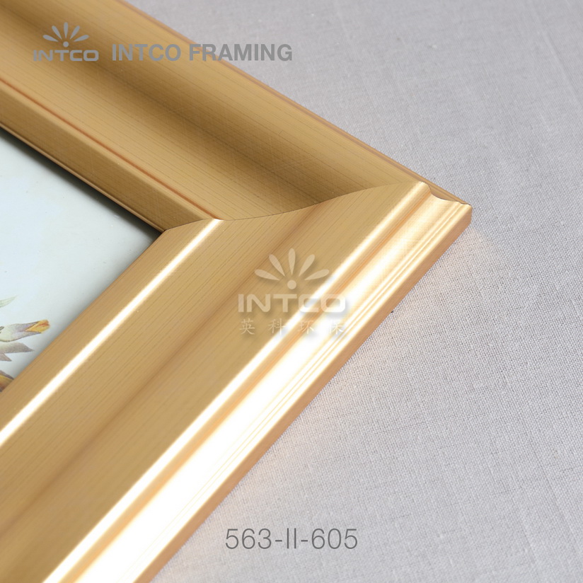 Modern gold picture frame moulding