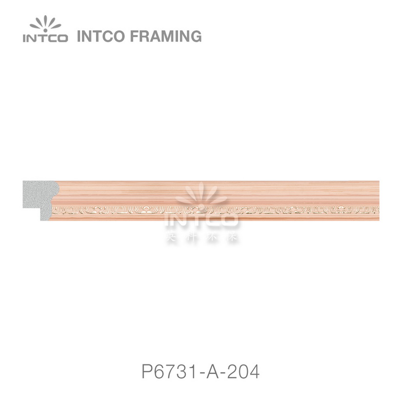 P6731-A-204 PS patina photo frame moulding swatch sample