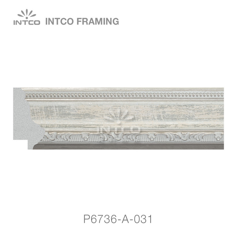 P6736-A-031 PS patina picture frame moulding swatch sample