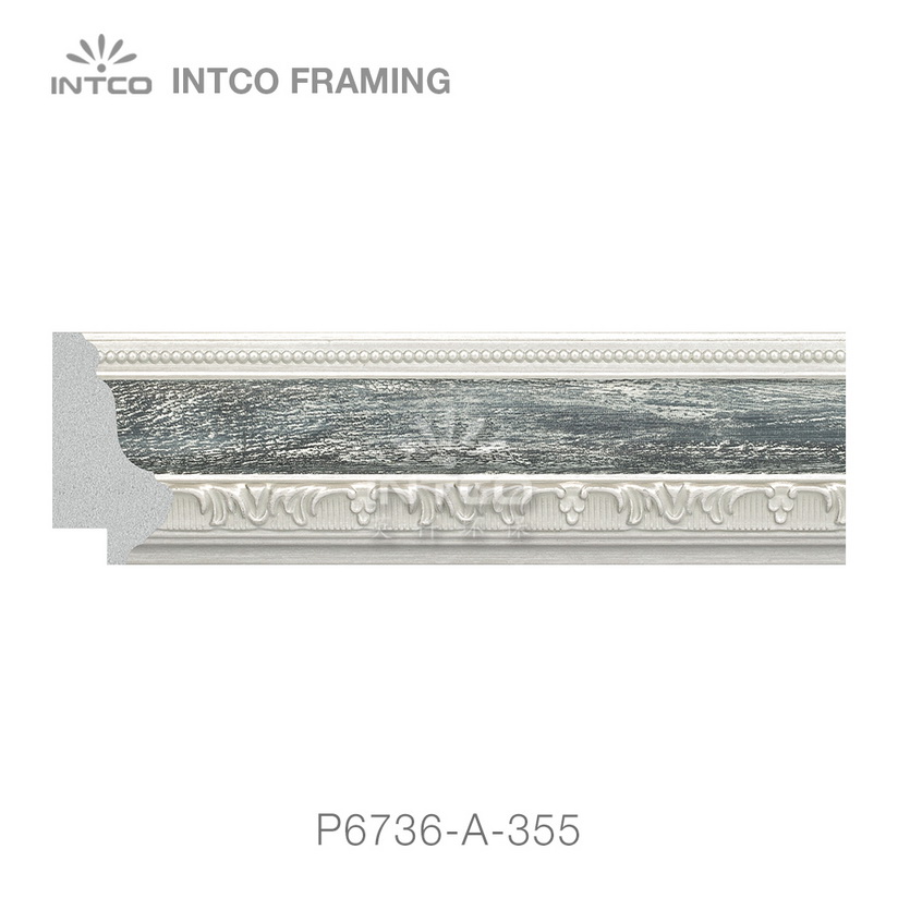 P6736-A-355 PS patina picture frame moulding swatch sample
