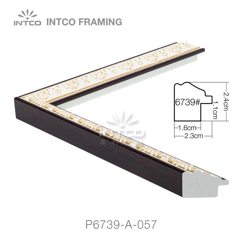 P6739-A-057 PS Patina picture frame moulding drawing