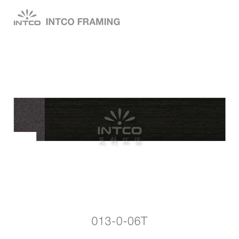 013-0-06T PS black Picture Frame Moulding