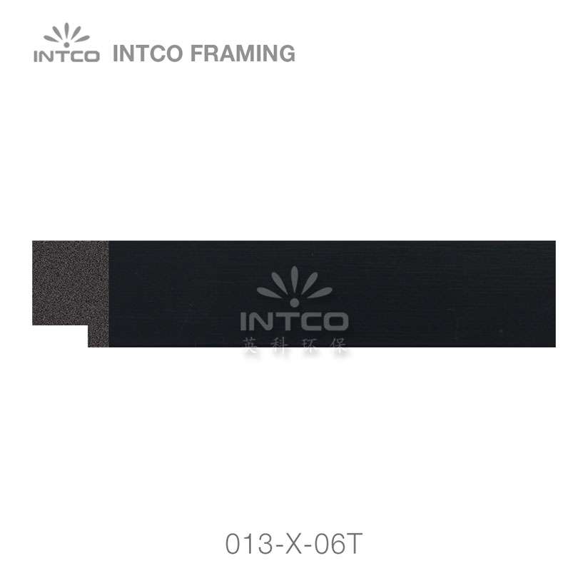 013-X-06T PS black Picture Frame Moulding