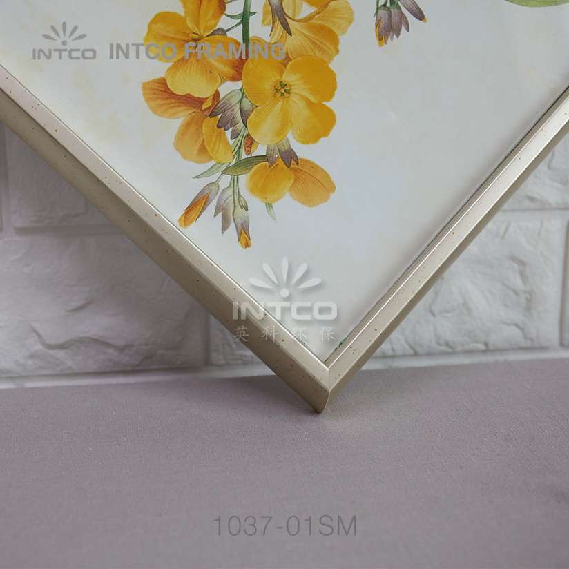 INTCO 1037-01SM L shaped PS wedding photo frame moulding