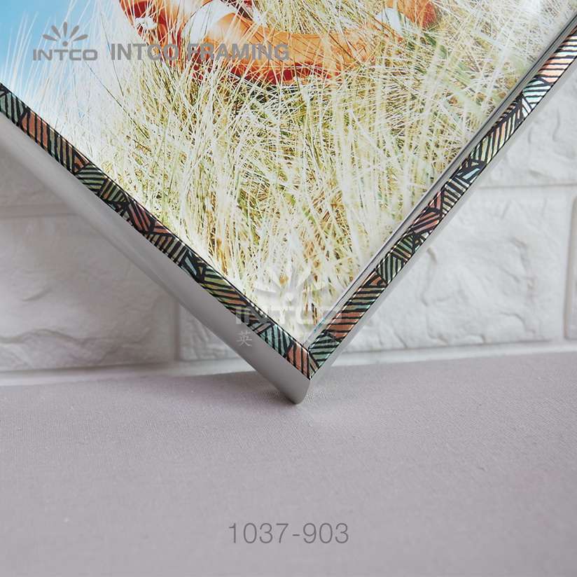 INTCO 1037-903 L shaped PS wedding photo frame moulding