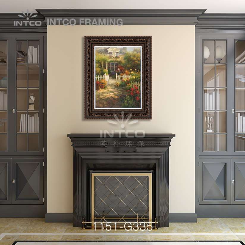 INTCO 1151-G335 mouldings for framed oil painting idea