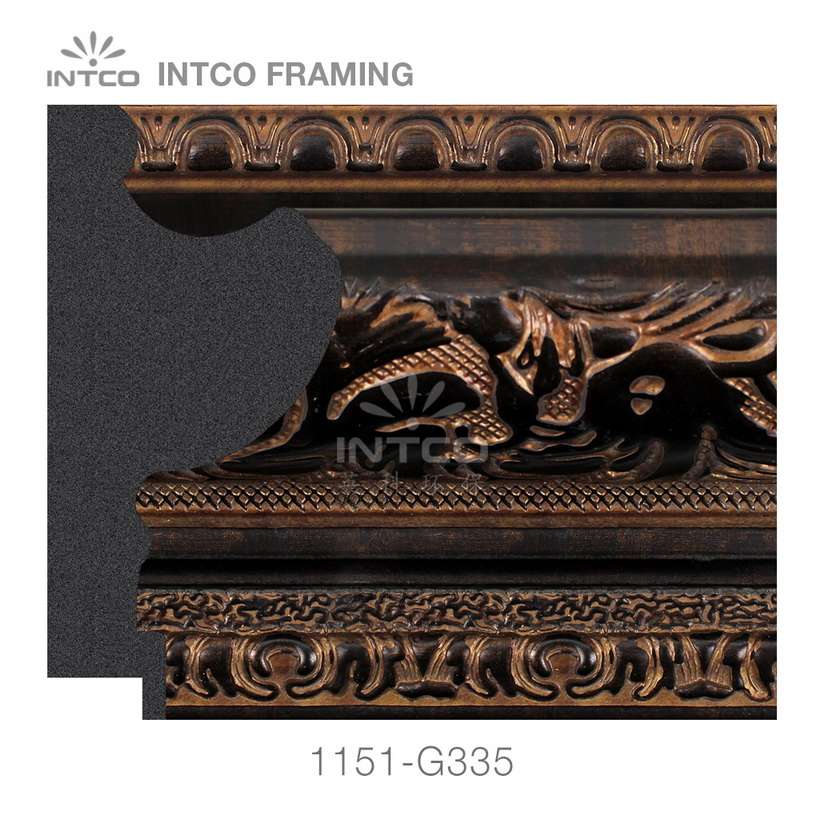 INTCO 1151-G335 polystyrene picture frame moulding for sale
