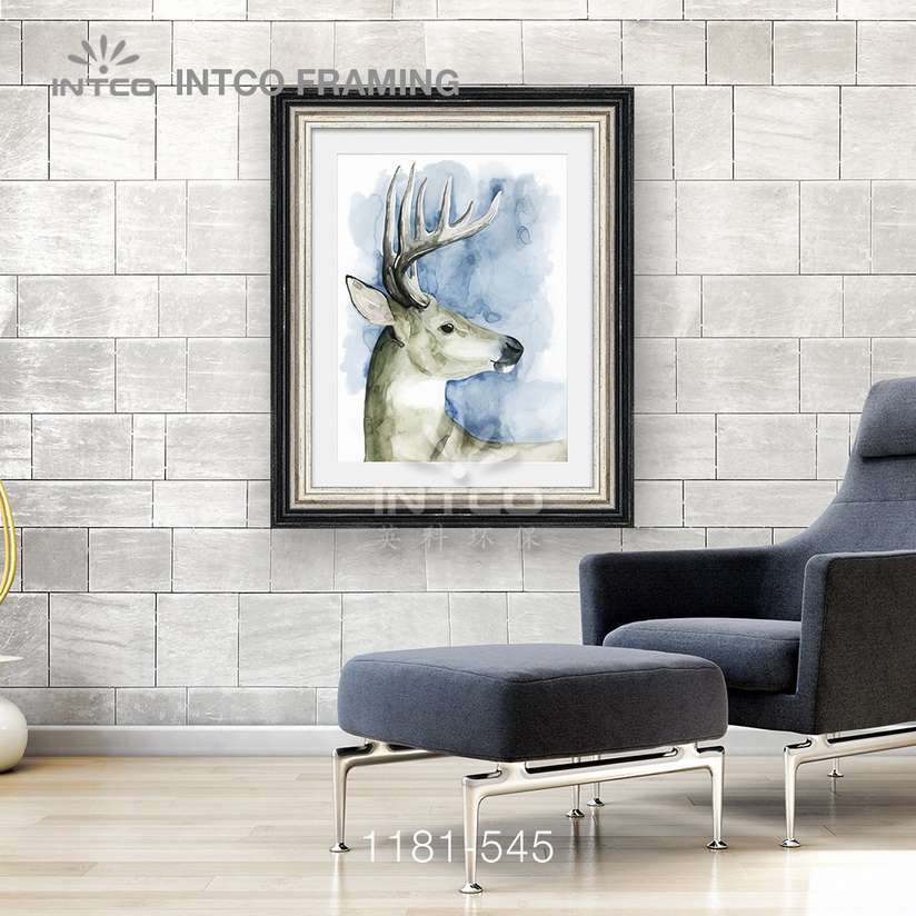 INTCO 1181-545 mouldings for framed deer wall art idea