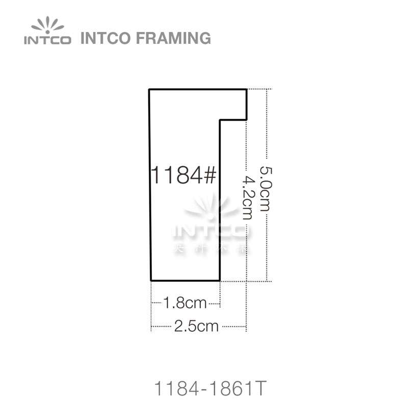 INTCO 1184 series PS art picture frame profile