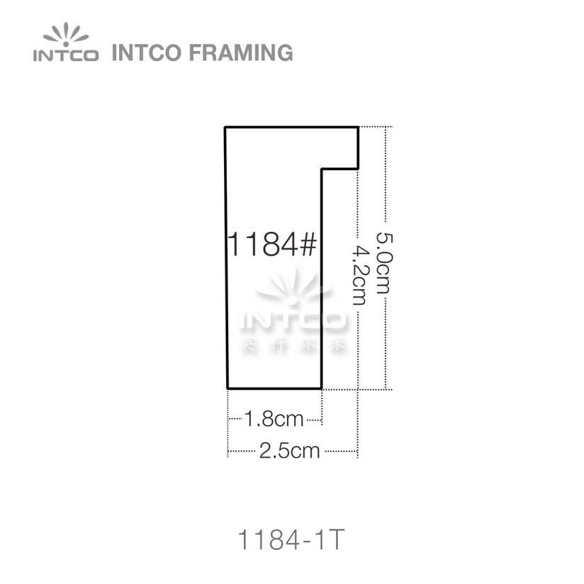 INTCO 1184 series PS art picture frame profile