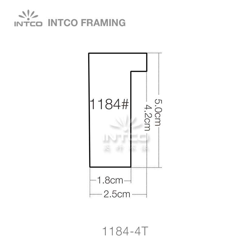 INTCO 1184 series PS art picture frame profile