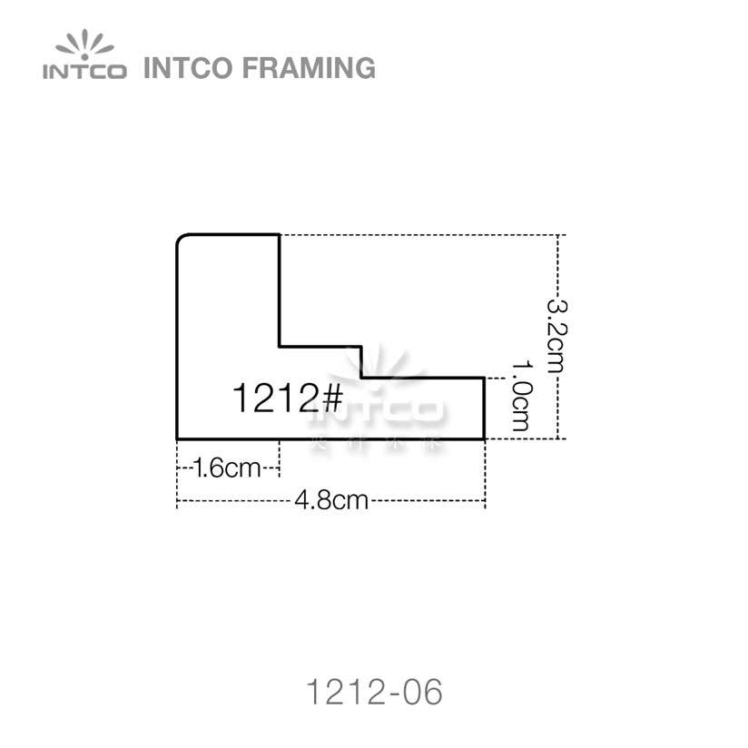 INTCO 1212 series PS art picture frame profile