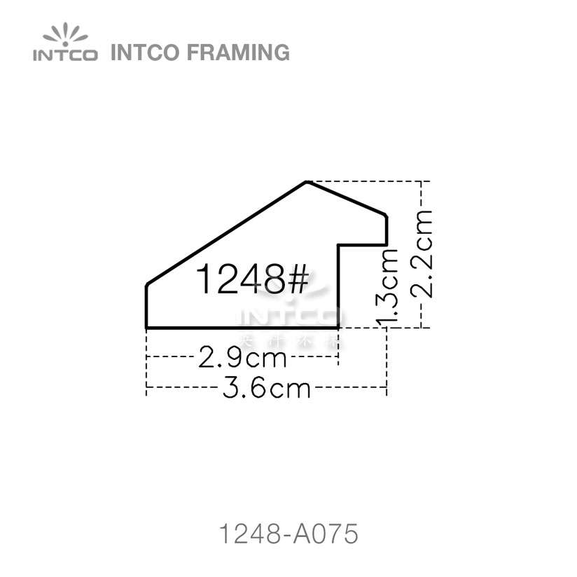 INTCO 1248 series PS picture frame moulding profile