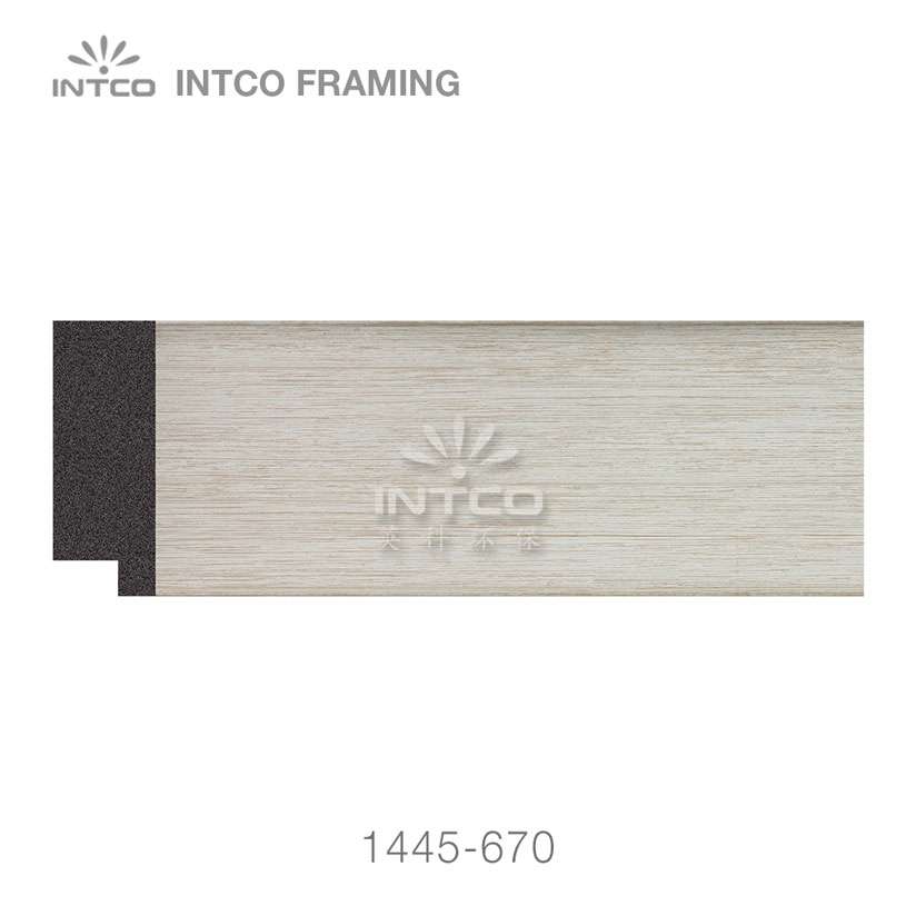 INTCO 1445-670 polystyrene picture frame moulding for sale by the foot
