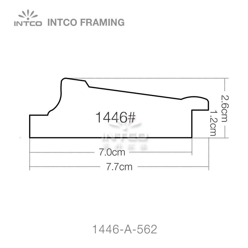 INTCO 1446 series PS picture frame moulding profile