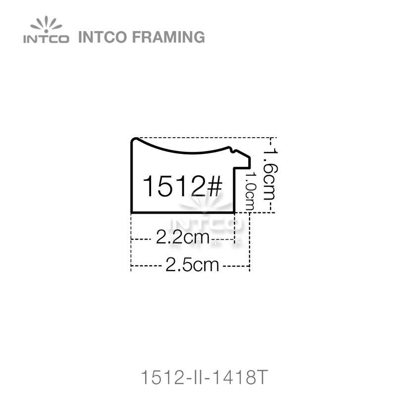 INTCO 1512 series PS picture frame moulding profile