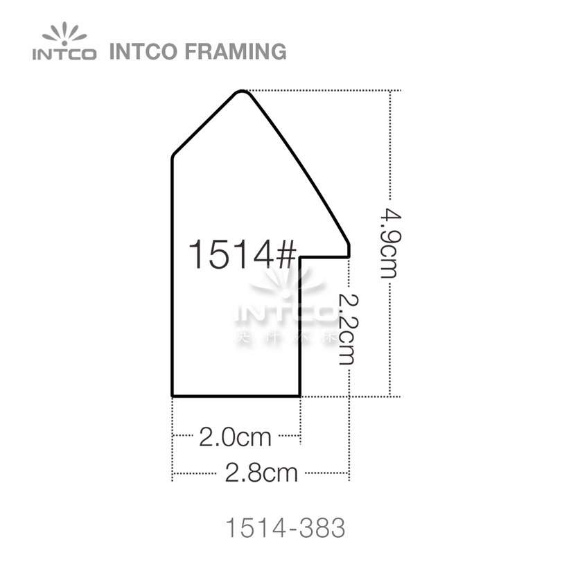 216 series PS wedding photo frame moulding profile