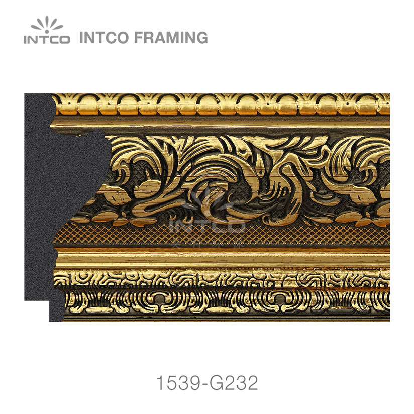 1539G232 3 11/16" Width PS Art Frame Moulding for Wall Art INTCO Framing