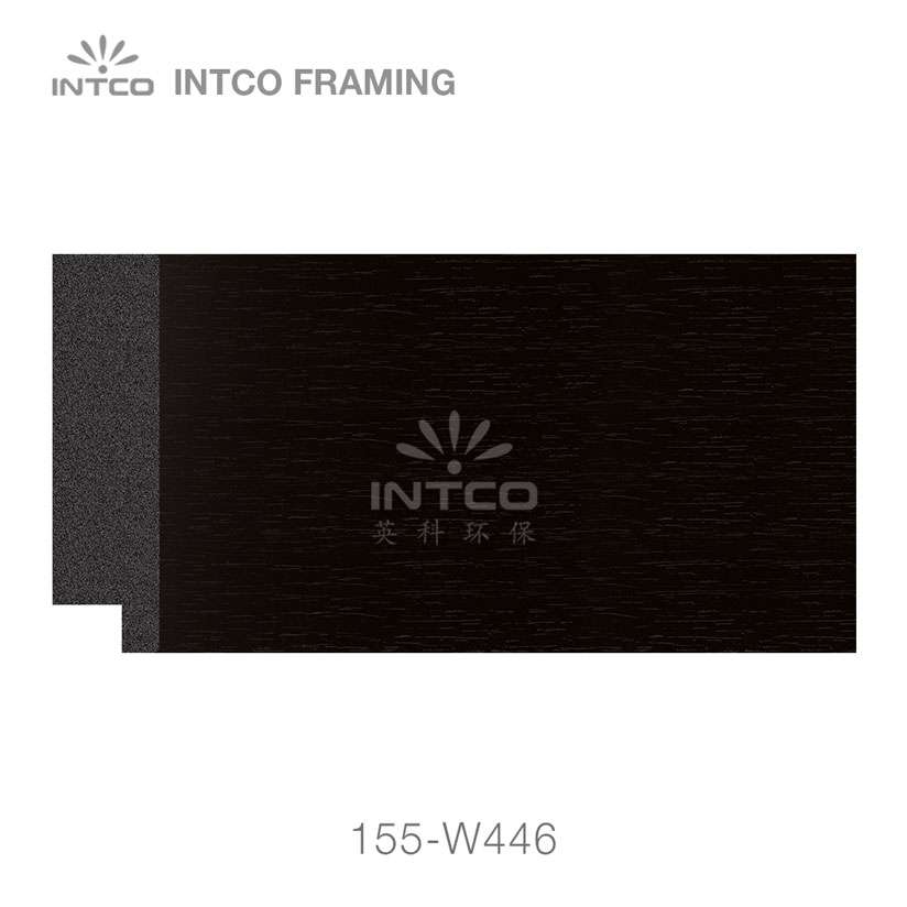 INTCO 155-W446 black picture frame moulding for sale