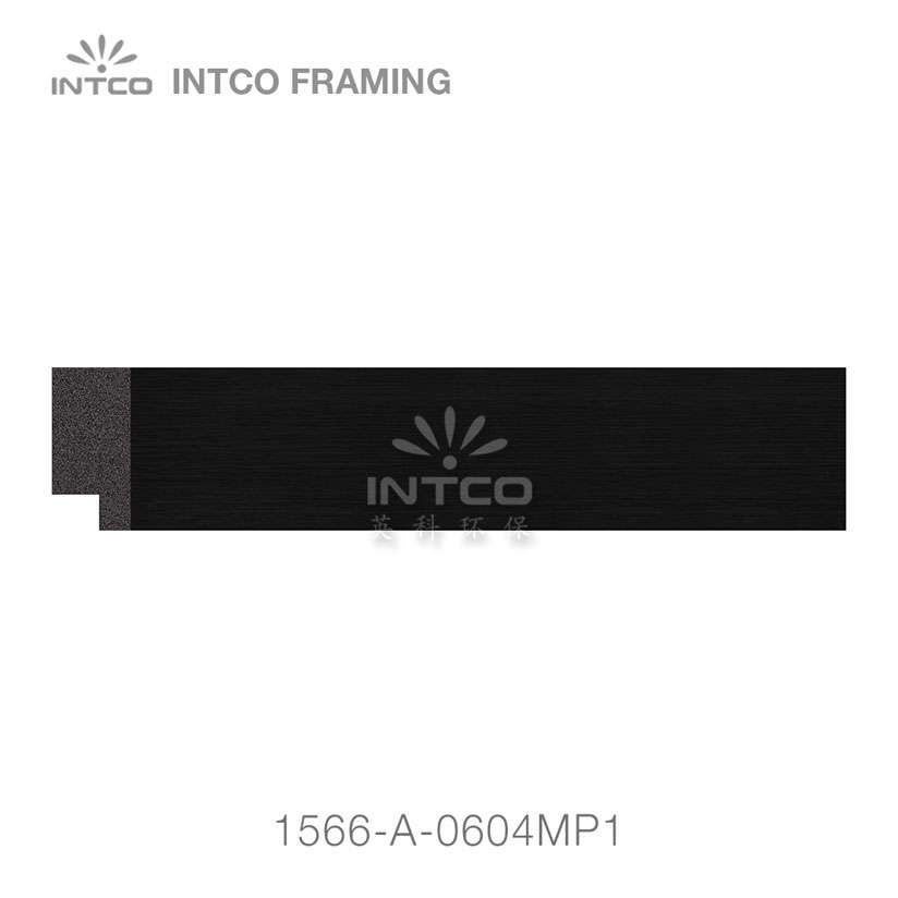 INTCO 1566-A-0604MP1 black picture frame trim moulding for sale