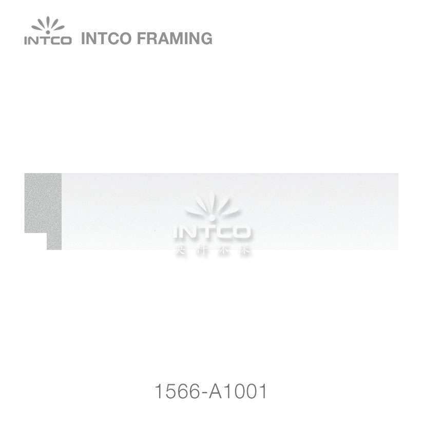 INTCO 1566-A1001 white picture frame trim moulding for sale