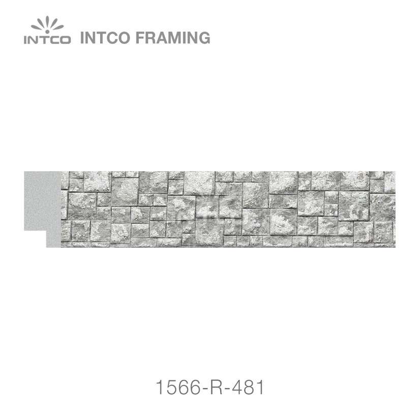 INTCO 1566-R-481 silver picture frame trim moulding for sale