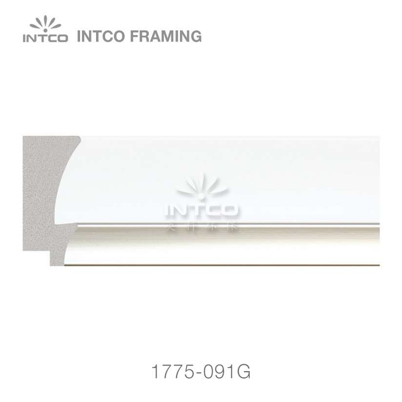 INTCO 1775-091G white wedding photo frame moulding for sale