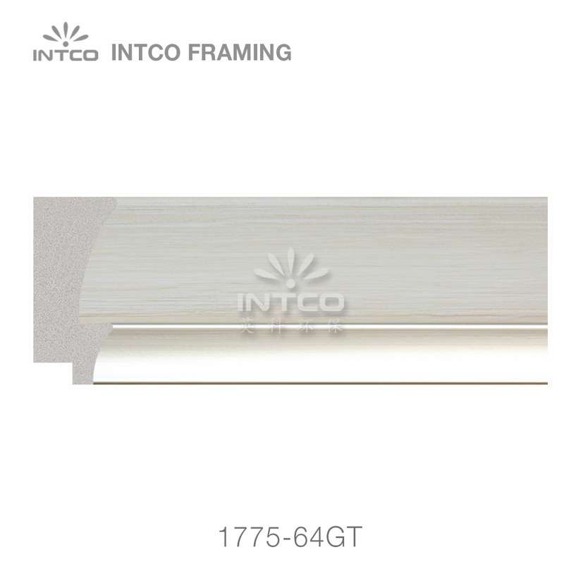 INTCO 1775-64GT white wedding photo frame moulding for sale