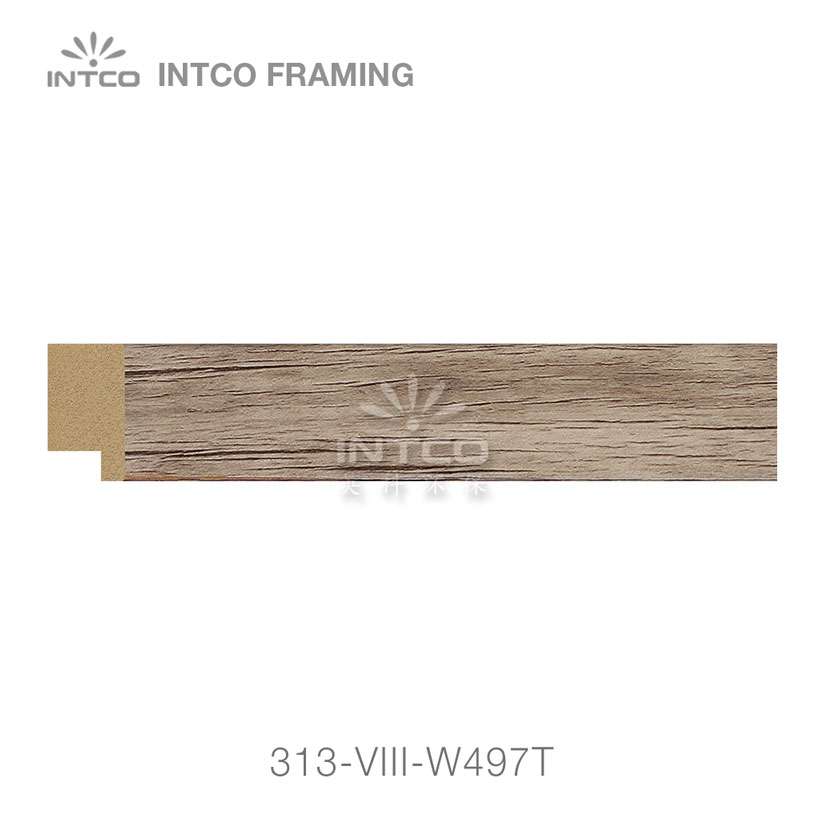 313-VIII-W497T polystyrene picture frame moulding swatch sample