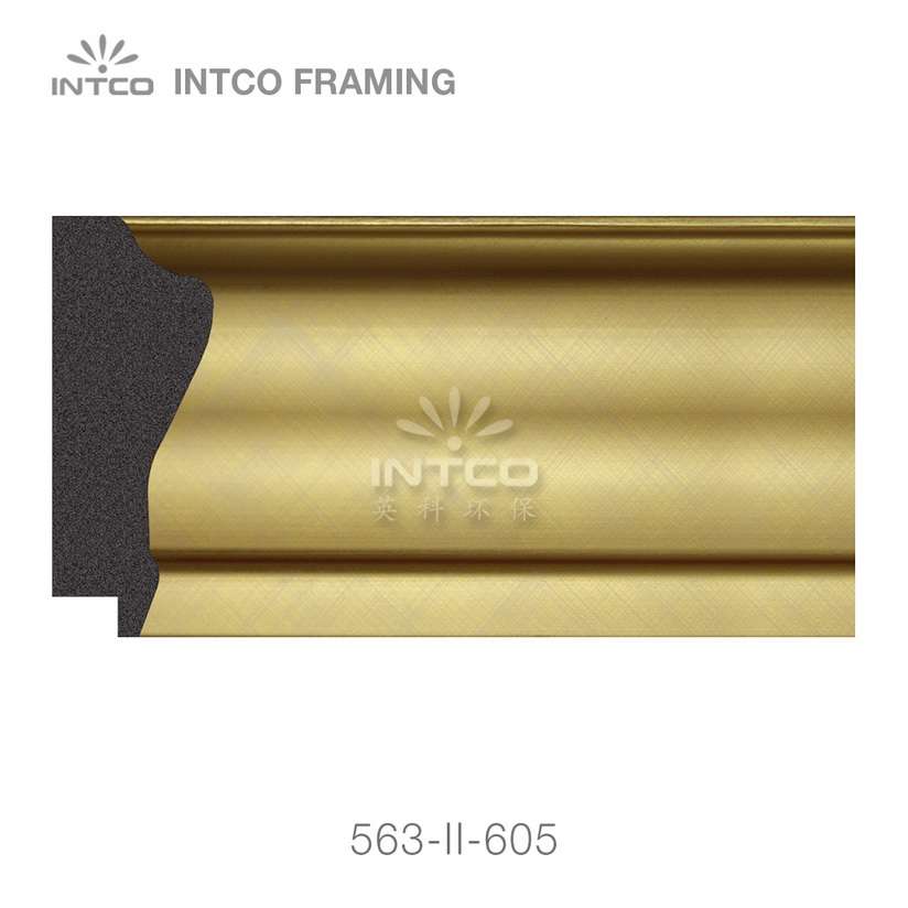 Modern gold picture frame moulding