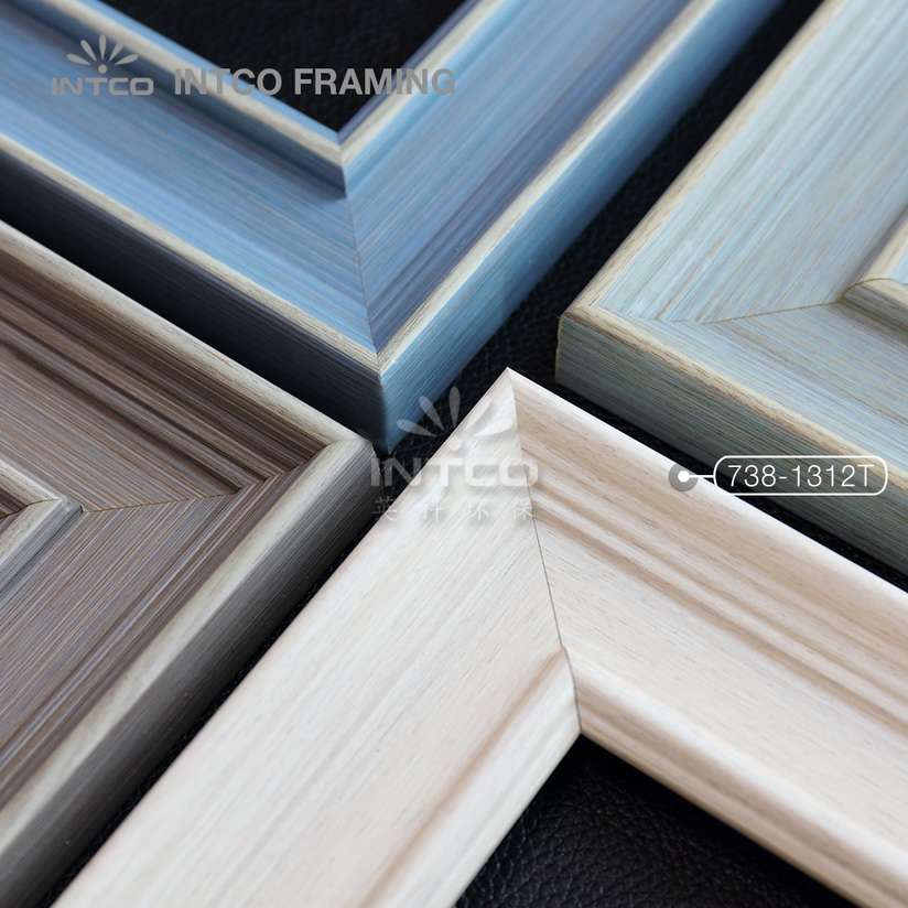 738-1312T PS wedding photo frame mouldings ligth wood finish