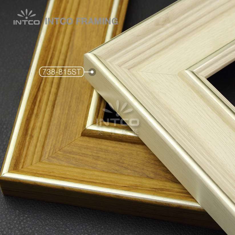 738-815ST PS wedding photo frame mouldings light wood finish