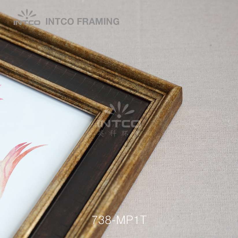 antique gold picture frame moulding