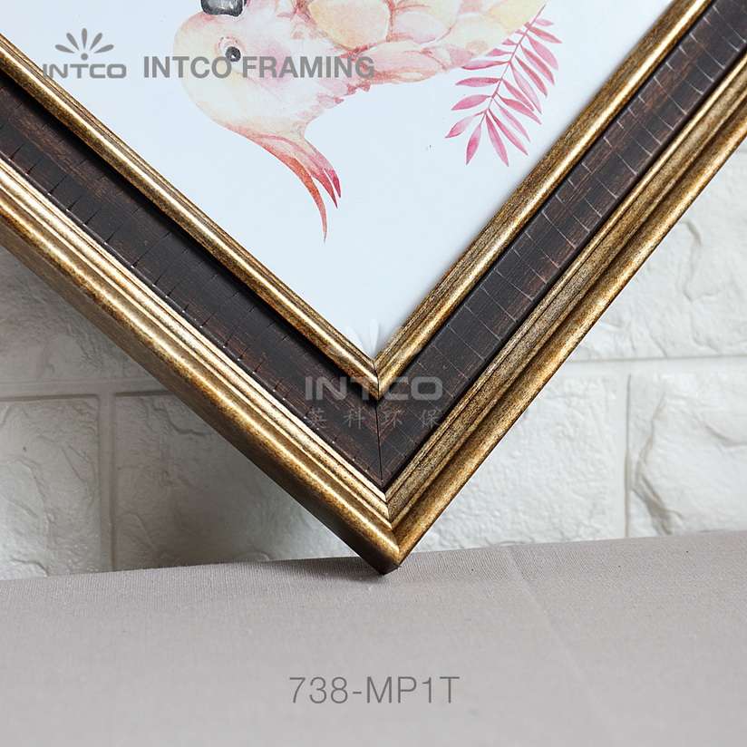 antique gold picture frame moulding