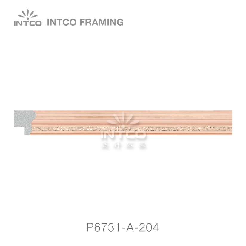 P6731-A-204 PS patina photo frame moulding swatch sample