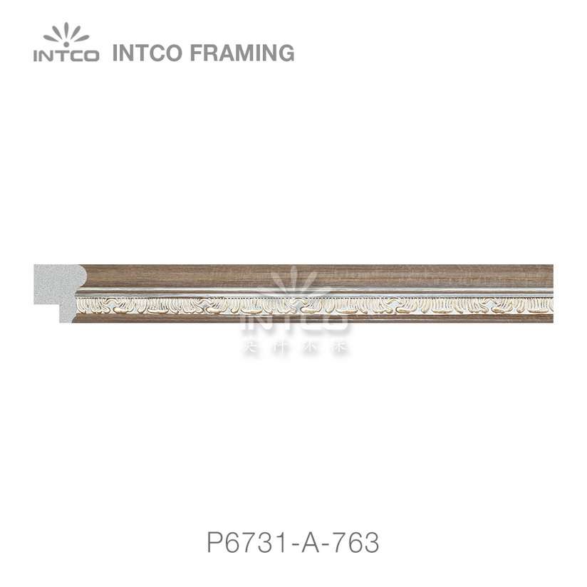 P6731-A-763 PS patina photo frame moulding swatch sample