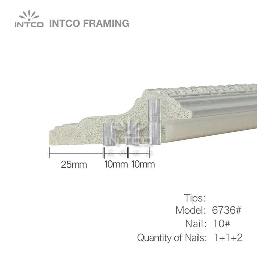 tips for nailing P6736 mouldings