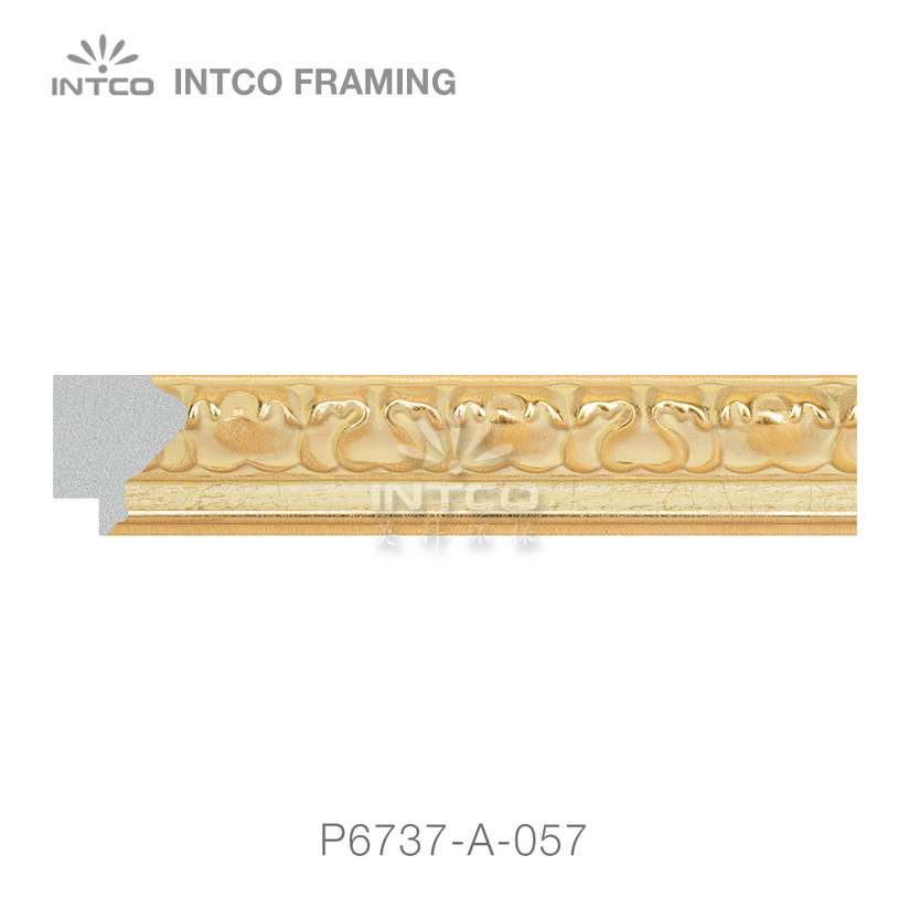 P6737-A-057 PS patina picture frame moulding swatch sample
