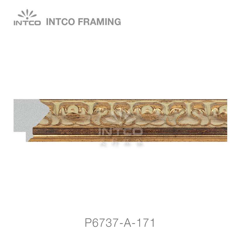 P6737-A-171 PS patina picture frame moulding swatch sample