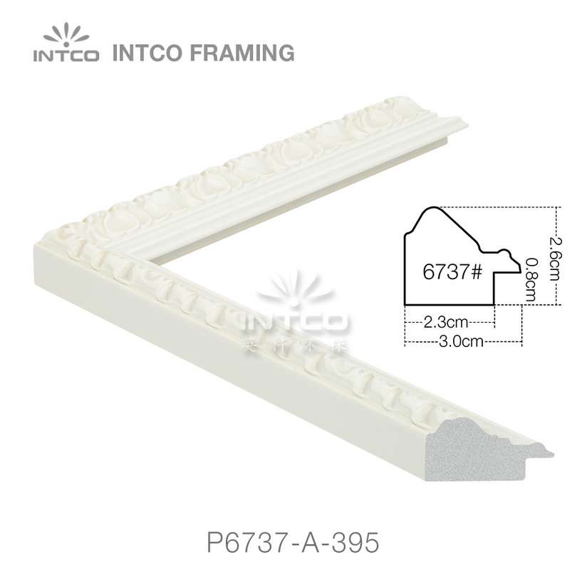 P6737-A-395 PS patina picture frame moulding in lengths