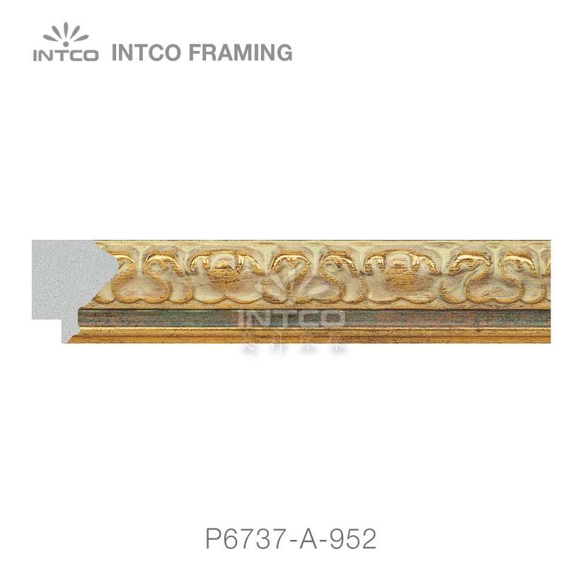 P6737-A-952 PS patina picture frame moulding swatch sample