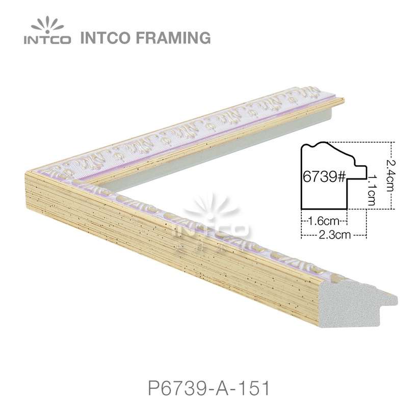 P6739-A-151 PS Patina picture frame moulding drawing