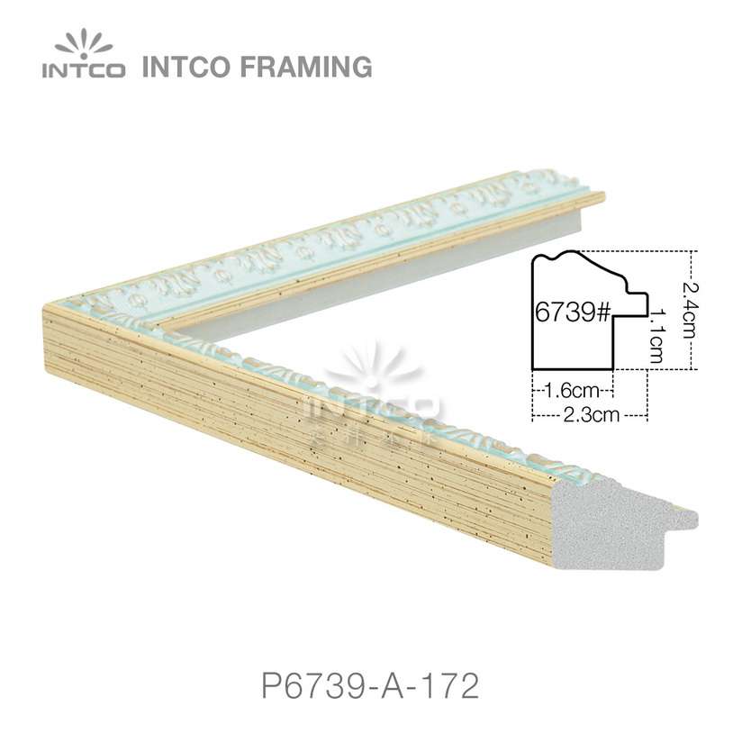 P6739-A-172 PS Patina picture frame moulding drawing